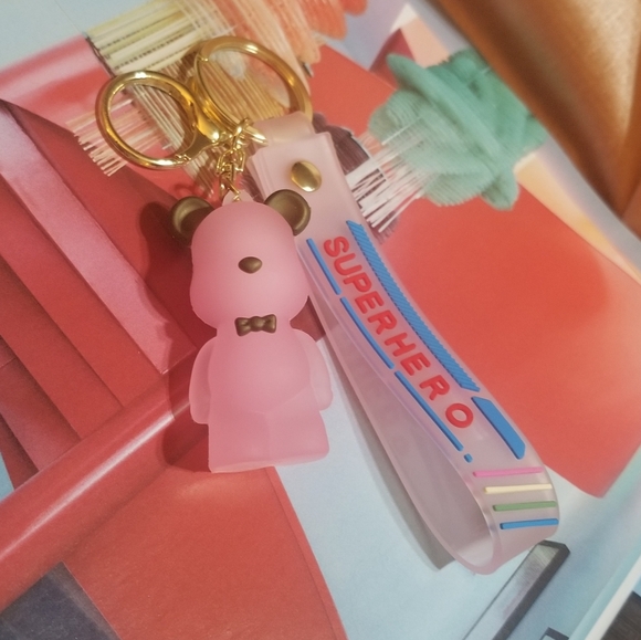 NEW Violent Bear Purse Charm Keychain - Picture 4 of 4